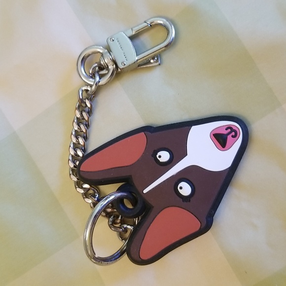Marc Jacobs Rare Dog Keychain Bag Charm - Picture 1 of 6